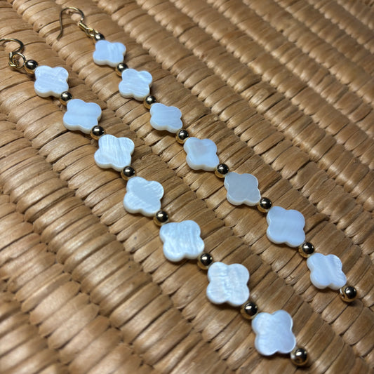 5” Brass Mother of Pearl Floral Collection