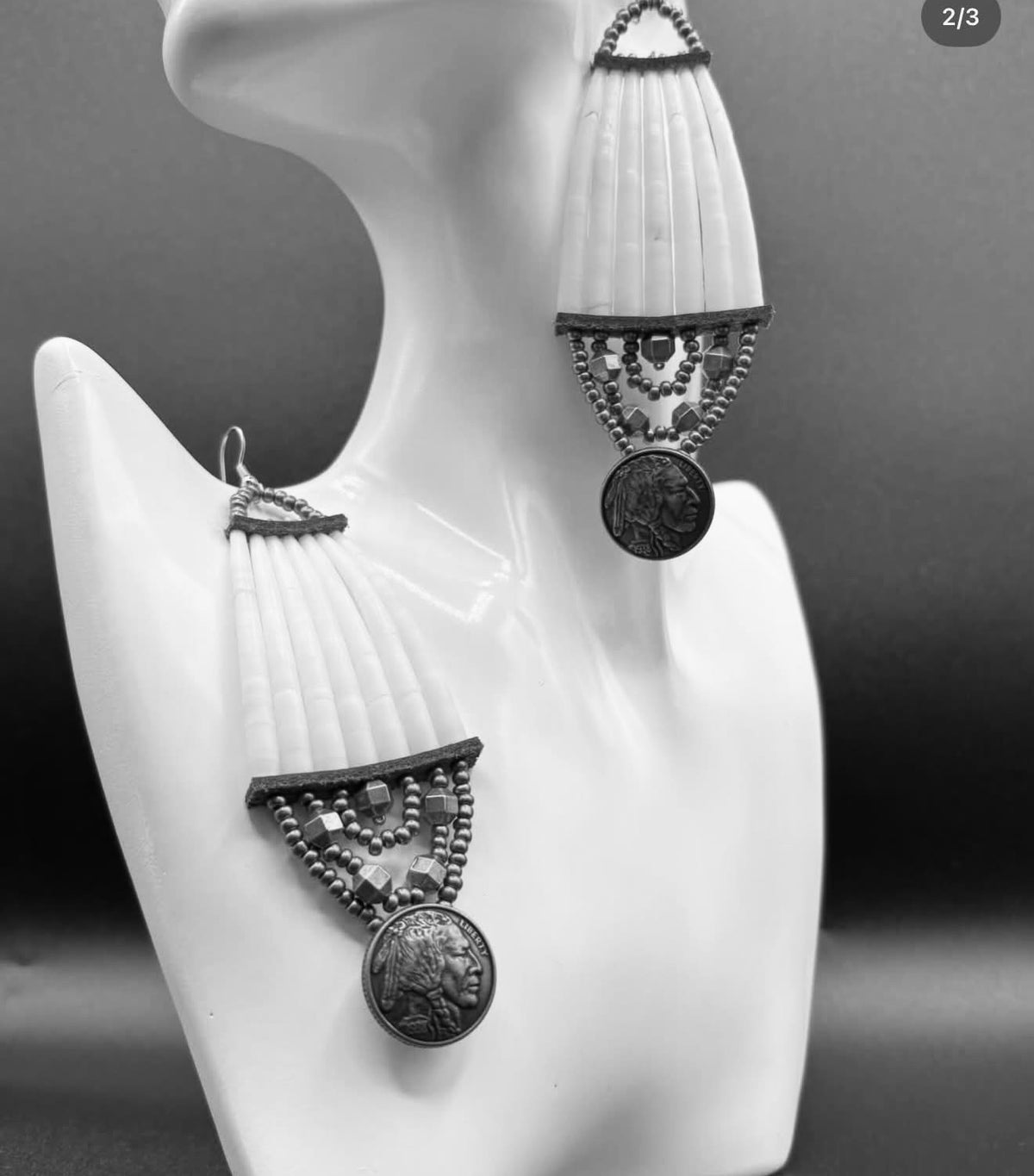 J.M š¤ Custom Dentalium Earrings