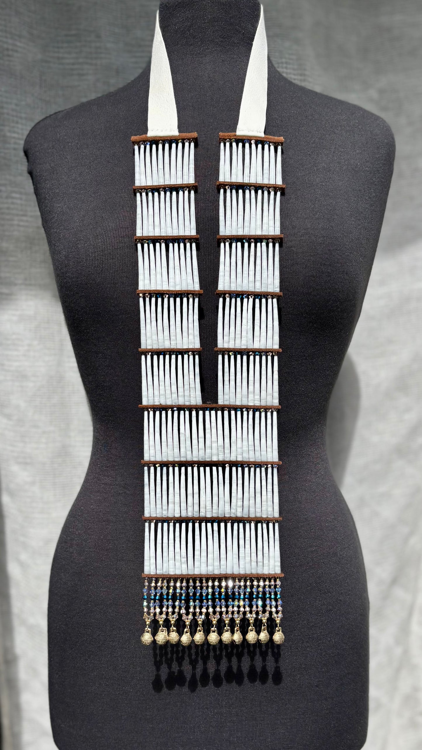 S.M Custom Dentalium Breastplate