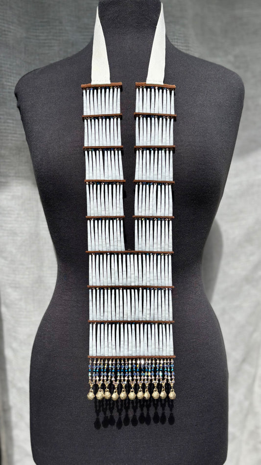 S.M Custom Dentalium Breastplate