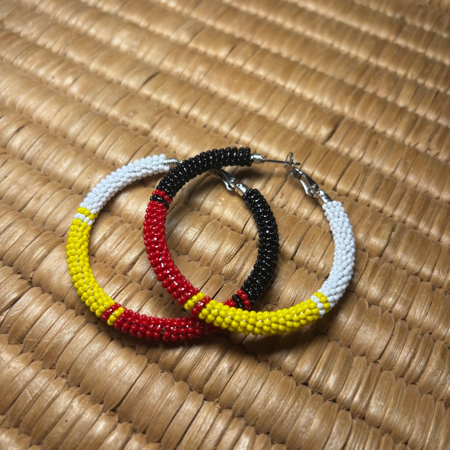 2” Medicine Wheel Hoop Earrings