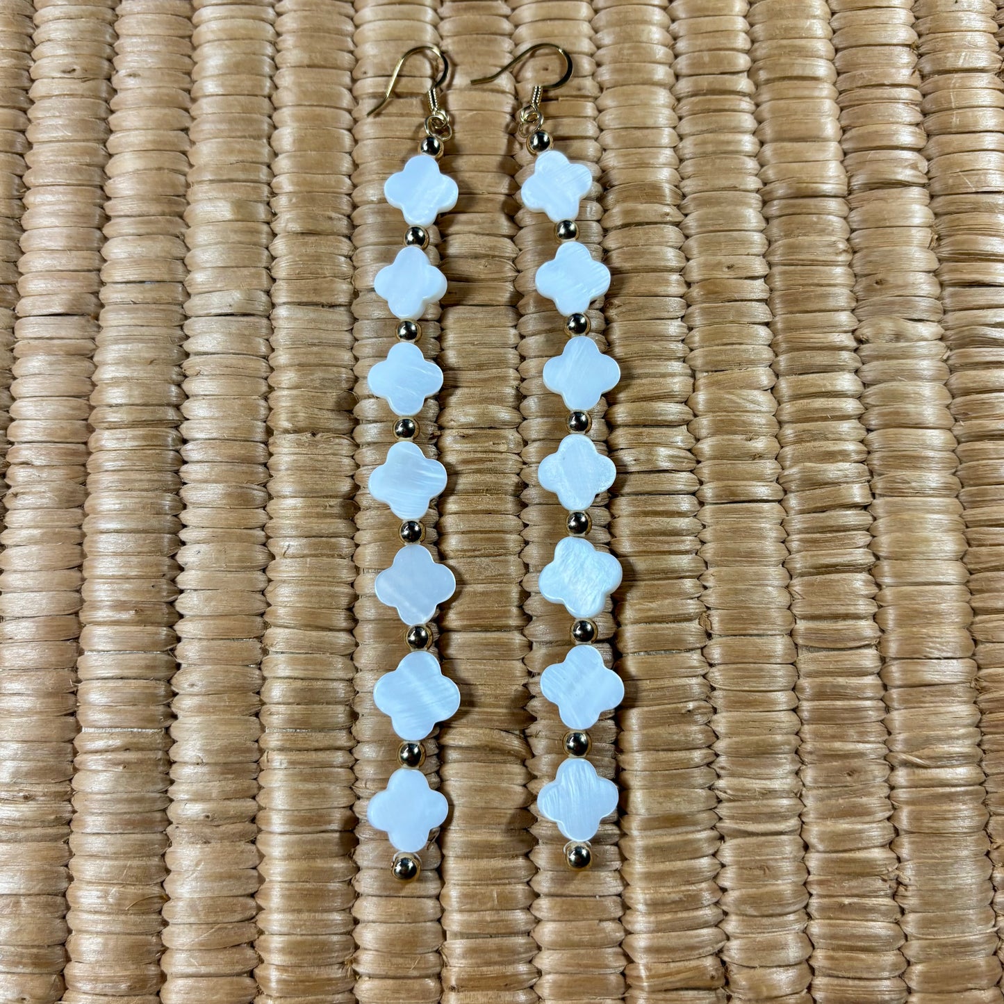 5” Brass Mother of Pearl Floral Collection