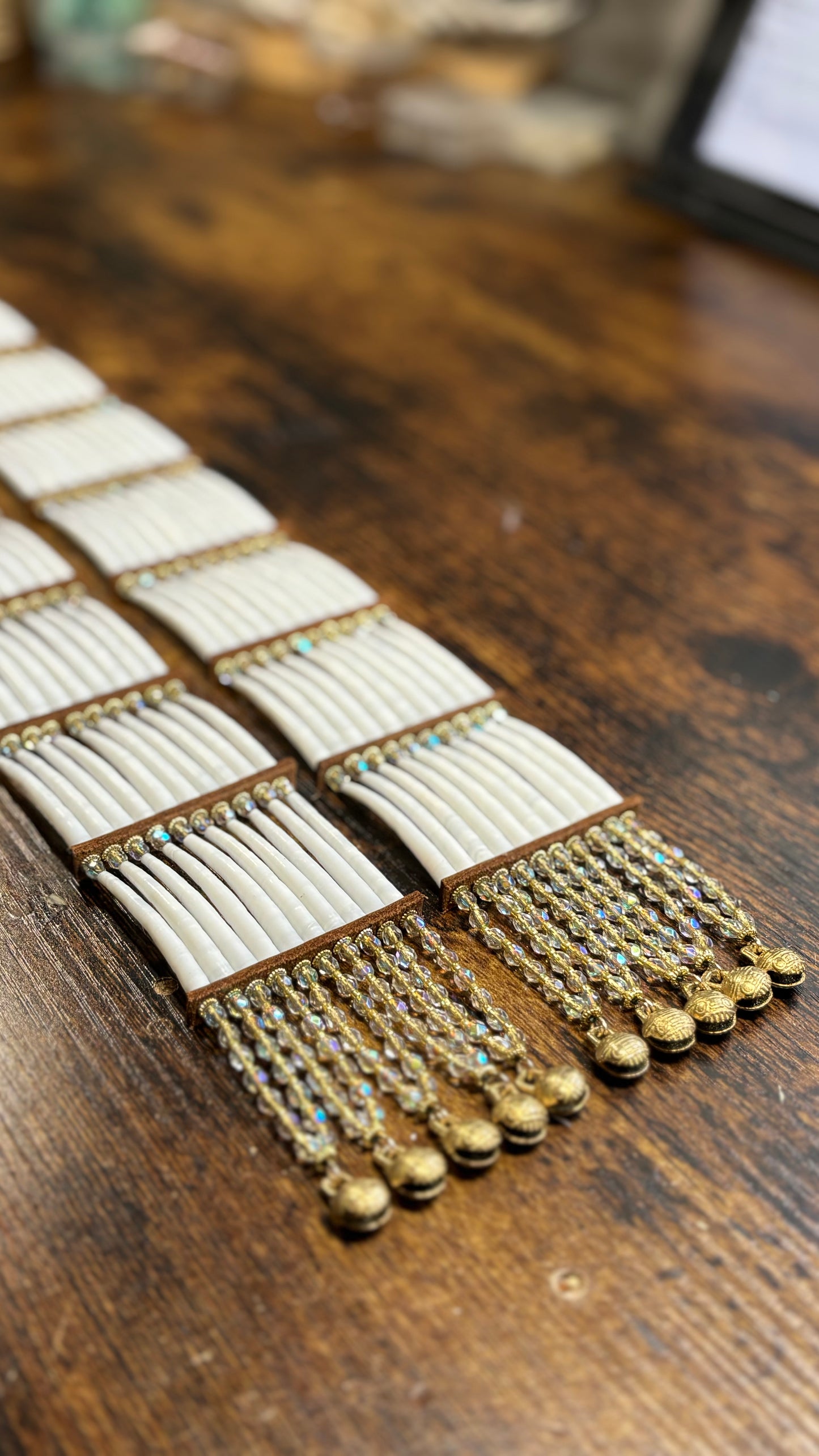 C.G Custom Dentalium Hair Ties