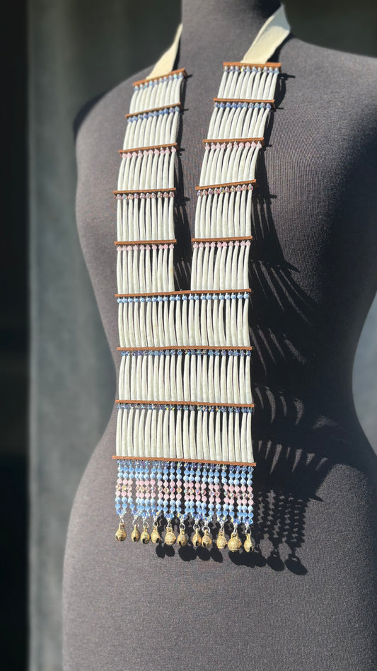 Z.C Custom Dentalium Breastplate
