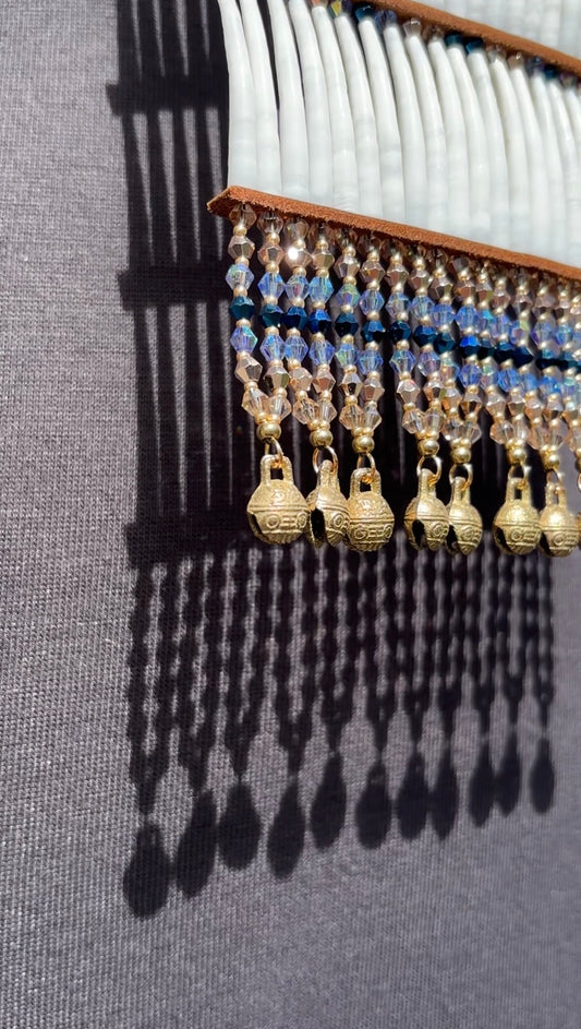 S.M Custom Dentalium Breastplate