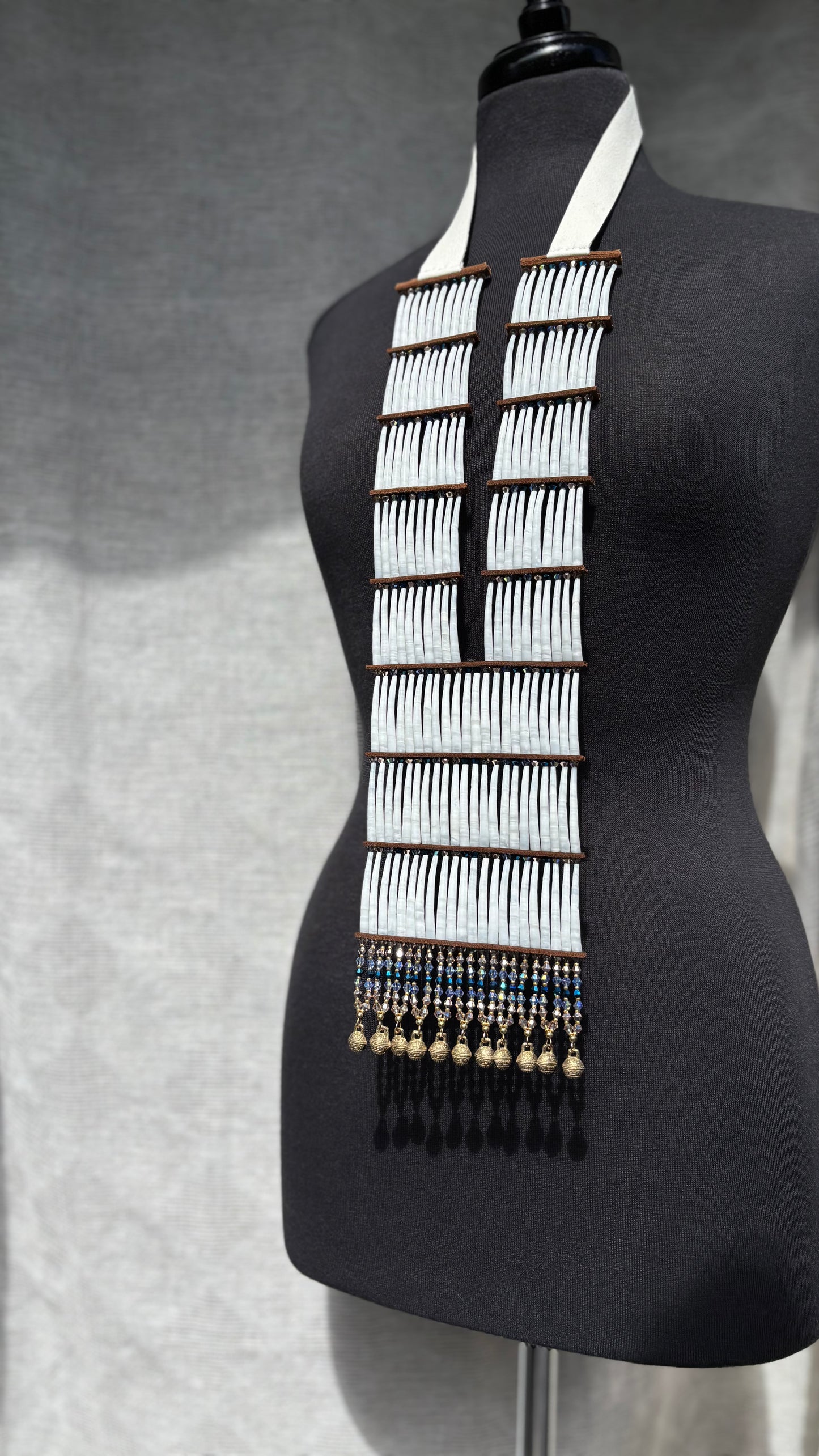 S.M Custom Dentalium Breastplate